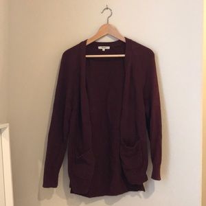 Madewell burgundy sweater